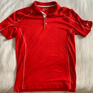 Red Golf Shirt - Nike